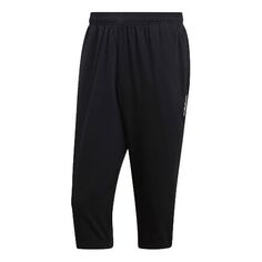 Спортивные штаны Men&apos;s adidas E Pln 3/4 Wvn Woven Cone Training Running Sports Cropped Pants/Trousers Black, черный