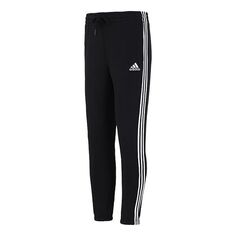 Спортивные штаны Men&apos;s adidas 3s Fl Te Pt Casual Sports Running Side Stripe Long Pants/Trousers Black, черный