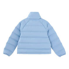 Куртка (WMNS) adidas W Helionic Rlx Solid Color Large High Collar Down Jacket Sky Blue, синий