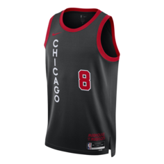 Майка Nike Dri-FIT NBA Swingman Jersey 2023/24 City Edition &apos;Chicago Bulls Zach Lavine&apos;, черный