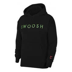 Толстовка Nike Sportswear Swoosh Logo Hoodie &apos;Black Green&apos;, зеленый