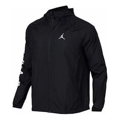 Куртка Air Jordan Jacket JSW WINGS GFX Windbreaker &apos;Black&apos;, черный Nike