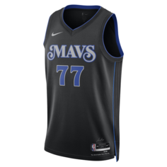 Майка Nike Dri-FIT NBA Swingman Jersey City Edition 2023/24 &apos;Dallas Mavericks Luka Doncic&apos;, черный