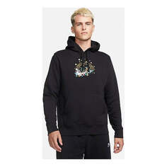 Толстовка Nike Sportswear Club Fleece Pullover Hoodie &apos;Black&apos;, черный