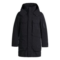 Пуховик Nike Sportswear Techpack hooded down Jacket Black, черный