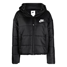 Куртка (WMNS) Nike Sportswear Therma-Fit Repel Hooded Puffer Jacket &apos;Black&apos;, черный