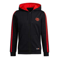 Куртка Men&apos;s adidas x Harden Fz Lego Blocks Crossover Pattern logo Sports Hooded Jacket Black, черный