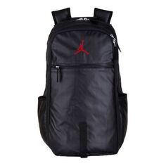 Рюкзак Air Jordan Basic Large Capacity multilayer backpack schoolbag Basketball, черный Nike