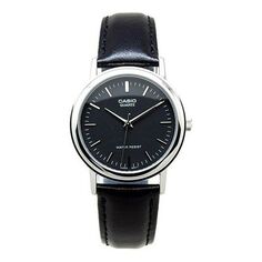 Часы Men&apos;s CASIO ENTICER Series 38mm quartz Watch Business Mens Black Analog, черный