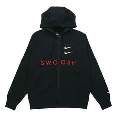 Куртка Nike AS Men&apos;s Nike Sportswear SWOOSH Hoodie FZ FT Black, черный