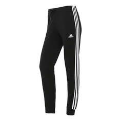 Спортивные штаны (WMNS) adidas W 3s Ft C Pt Sports Running Training Gym Knit Bundle Feet Long Pants/Trousers Autumn Black, черный