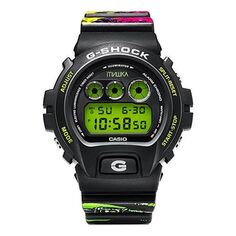 Часы CASIO G-Shock Digital &apos;Black&apos;, зеленый