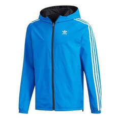 Куртка adidas originals Reversible Windbreaker Jacket &apos;Blue Bird Black&apos;, синий