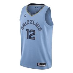 Майка Air Jordan x NBA Memphis Grizzlies Jerseys &apos;Ja Morant 12&apos;, синий Nike