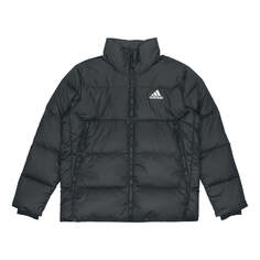 Пуховик adidas Solid Color Outdoor Sports Stay Warm Down Jacket Black, черный
