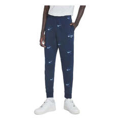 Брюки Nike NSW All-Over Print Club Fleece Joggers &apos;Blue&apos;, синий