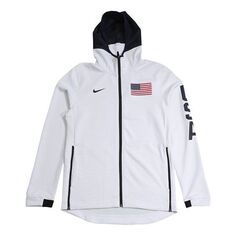 Куртка Nike Captain America World Cup Basketball Sports hoodie Jacket White, белый