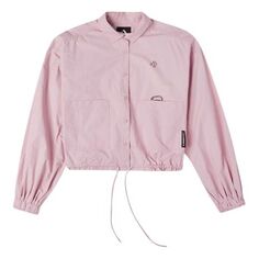 Куртка Converse Small Logo Casual Shirt Jacket Pink Purple, розовый