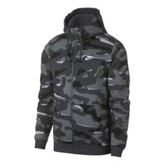 Куртка Nike As Camo JKT Jacket Grey Camo Jacket &apos;Grey Black&apos;, серый