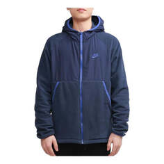 Куртка Nike zipped hooded jacket &apos;Blue&apos;, синий
