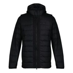 Пуховик Men&apos;s Nike Casual Hooded Black Down Jacket, черный