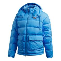 Пуховик adidas originals R.Y.V MIDDWN Men&apos;s Jacket Blue, синий