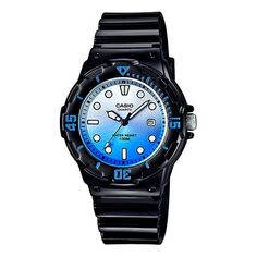 Часы Quartz Waterproof Sports Blue Gradient Blue Analog, синий Casio