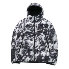 Пуховик Men&apos;s Nike Down-fill Windrunner Shield Sports Stay Warm Hooded Jacket Down Jacket White, белый