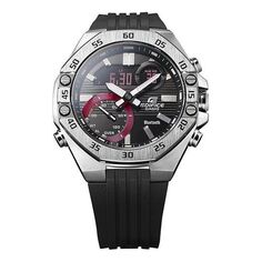 Часы CASIO EDIFICESeries Men&apos;ses Mens Black Analog, черный