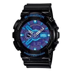 Часы CASIO G-Shock Analog-Digital &apos;Black Blue&apos;, черный