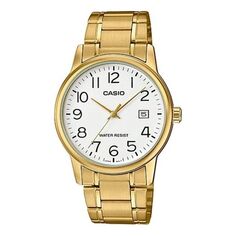 Часы Men&apos;s CASIO STANDARD Series Classic Retro Small Mens Gold Analog, желтый