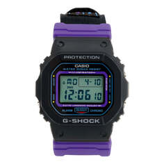 Часы CASIO G-Shock Square &apos;Black Purple&apos;, черный