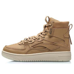 Кроссовки Li-Ning Classic Leisure Hi &apos;Brown White&apos;, коричневый