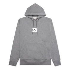 Толстовка Air Jordan Flight Fleece Pullover Hoodie &apos;Carbon Heather&apos;, цвет carbon heather/sail Nike