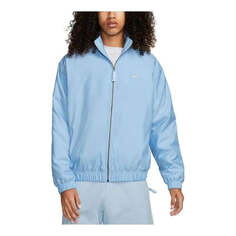 Куртка Nike Lab Solo Swoosh Satin Bomber Jacket &apos;Celestine Blue&apos;, синий