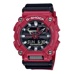 Часы CASIO G-Shock Analog-Digital &apos;Red&apos;, черный