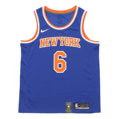 Майка Nike NBA Basketball Icon Edition Swingman Jersey New York Knicks SW Fan Edition 6 Blue, синий