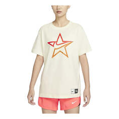 Футболка (WMNS) Nike Dri Fit Swoosh Fly T-shirt &apos;Coconut Milk&apos;, цвет coconut milk