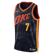 Майка Nike Dri-FIT NBA Swingman Jersey 2023/24 City Edition &apos;Oklahoma City Thunder Chet Holmgren&apos;, синий