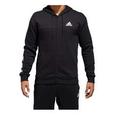 Куртка adidas SPT Full Zip Basketball Sports Hooded Jacket Black, черный