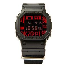 Часы CASIO G-Shock Square &apos;Black&apos;, зеленый