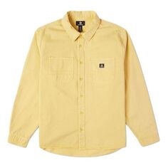 Куртка Men&apos;s Converse Casual Woven Button Cardigan Retro Long Sleeves Jacket Gold, желтый