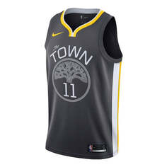 Майка Nike NBA GS Warriors Klay Thompson Swingman Jersey &apos;Grey&apos;, серый