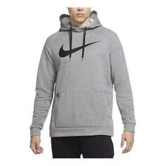Толстовка Nike Therma Pullover Swoosh Training Hoodie &apos;Dark Grey Heather&apos;, серый