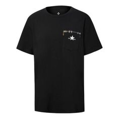 Футболка Converse Pocket Round Neck Short Sleeve Black, черный