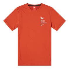 Топ Nike x Patta T-Shirt &apos;Dragon Red White&apos;, красный