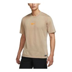 Футболка Nike Pro Dri-FIT Adv Training Sports Quick Dry Round Neck Short Sleeve Khaki, хаки