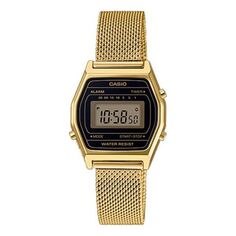 Часы Casio Standard Classic Vintage Digital Watch &apos;Gold Black&apos;, желтый