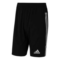 Шорты adidas M Tech Short Training Sports Stripe Breathable Shorts Black, черный