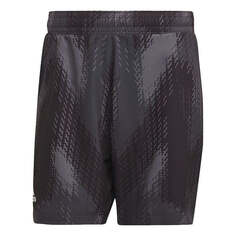 Шорты adidas Printed Short Tennis Training Sports Shorts Black, черный
